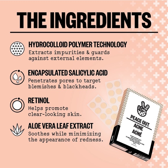 Peace out acne. NWT - Picture 7 of 13